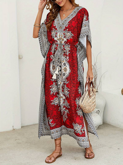 Robe tribale tropicale