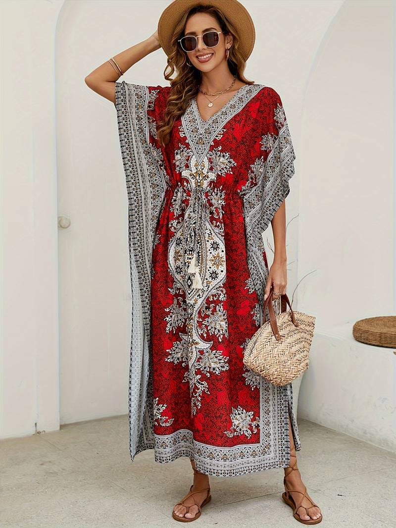 Robe tribale tropicale