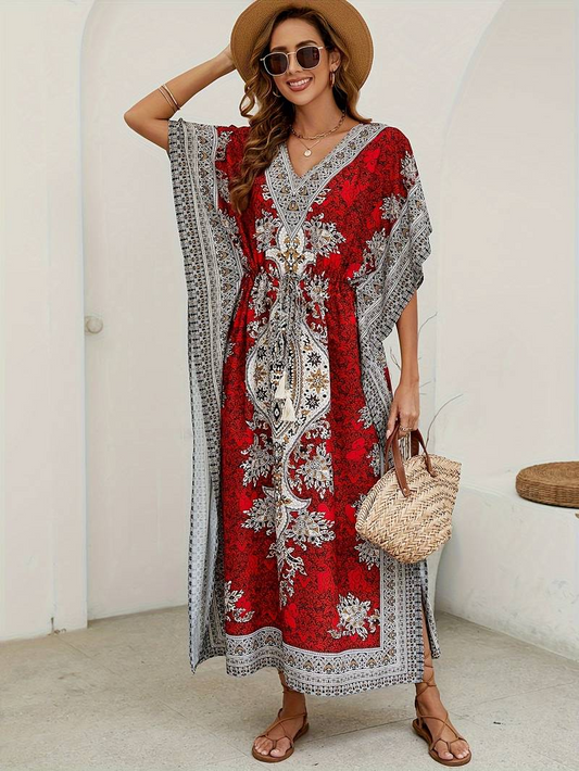 Robe tribale tropicale