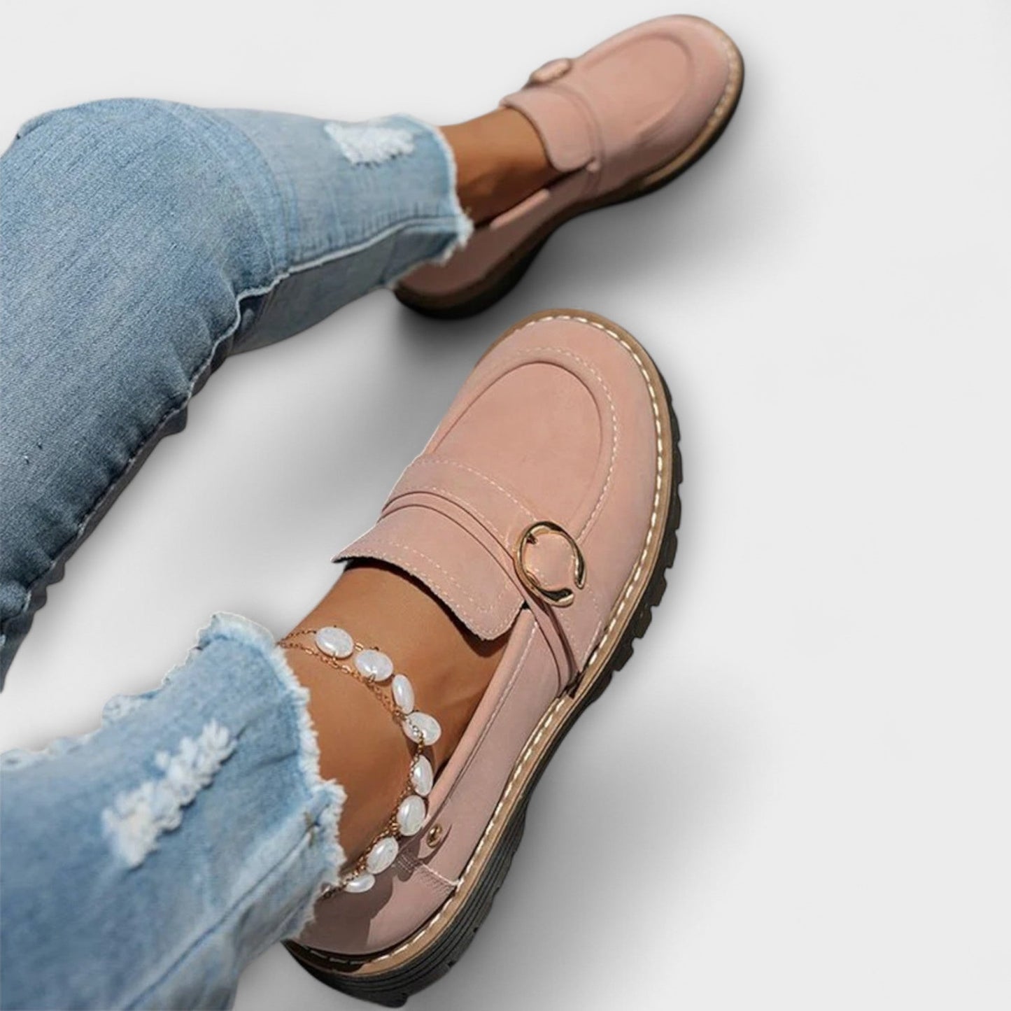 Lora – Mocassins décontractés à bout rond