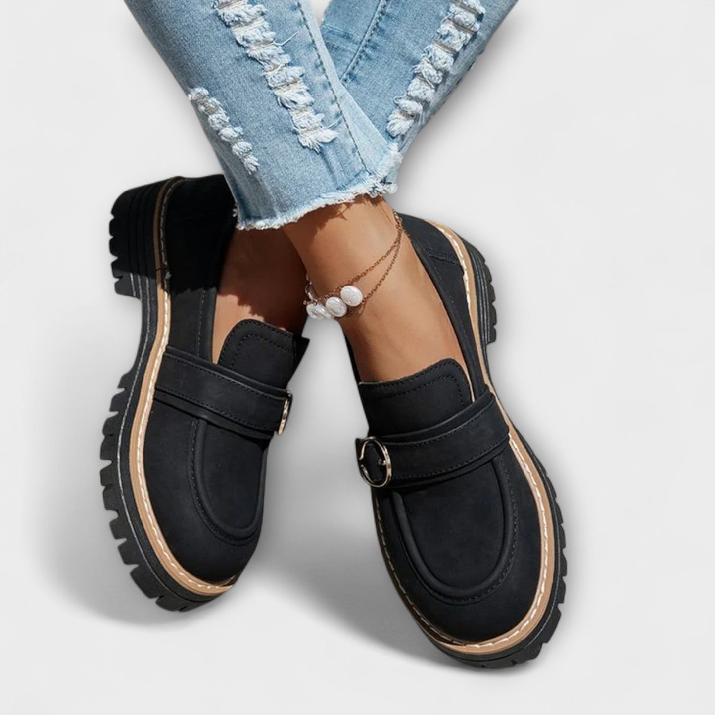 Lora – Mocassins décontractés à bout rond