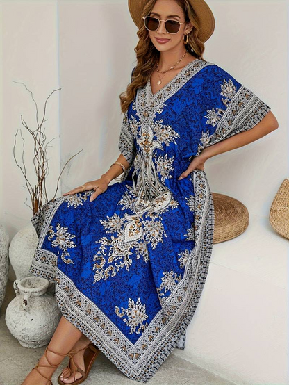 Robe tribale tropicale