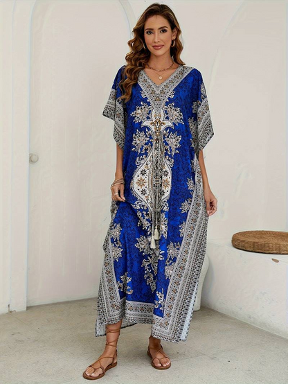 Robe tribale tropicale