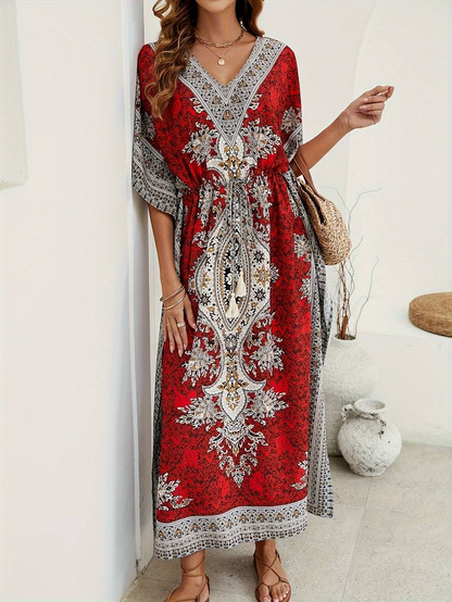 Robe tribale tropicale