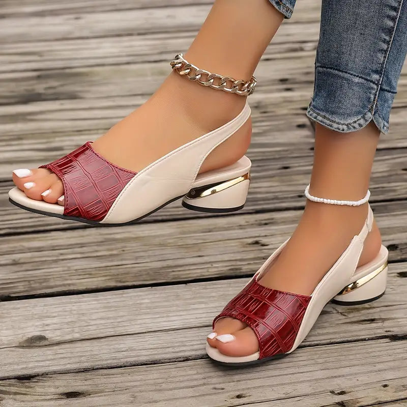 Sandales élégantes en cuir orthopédiques Whitney™