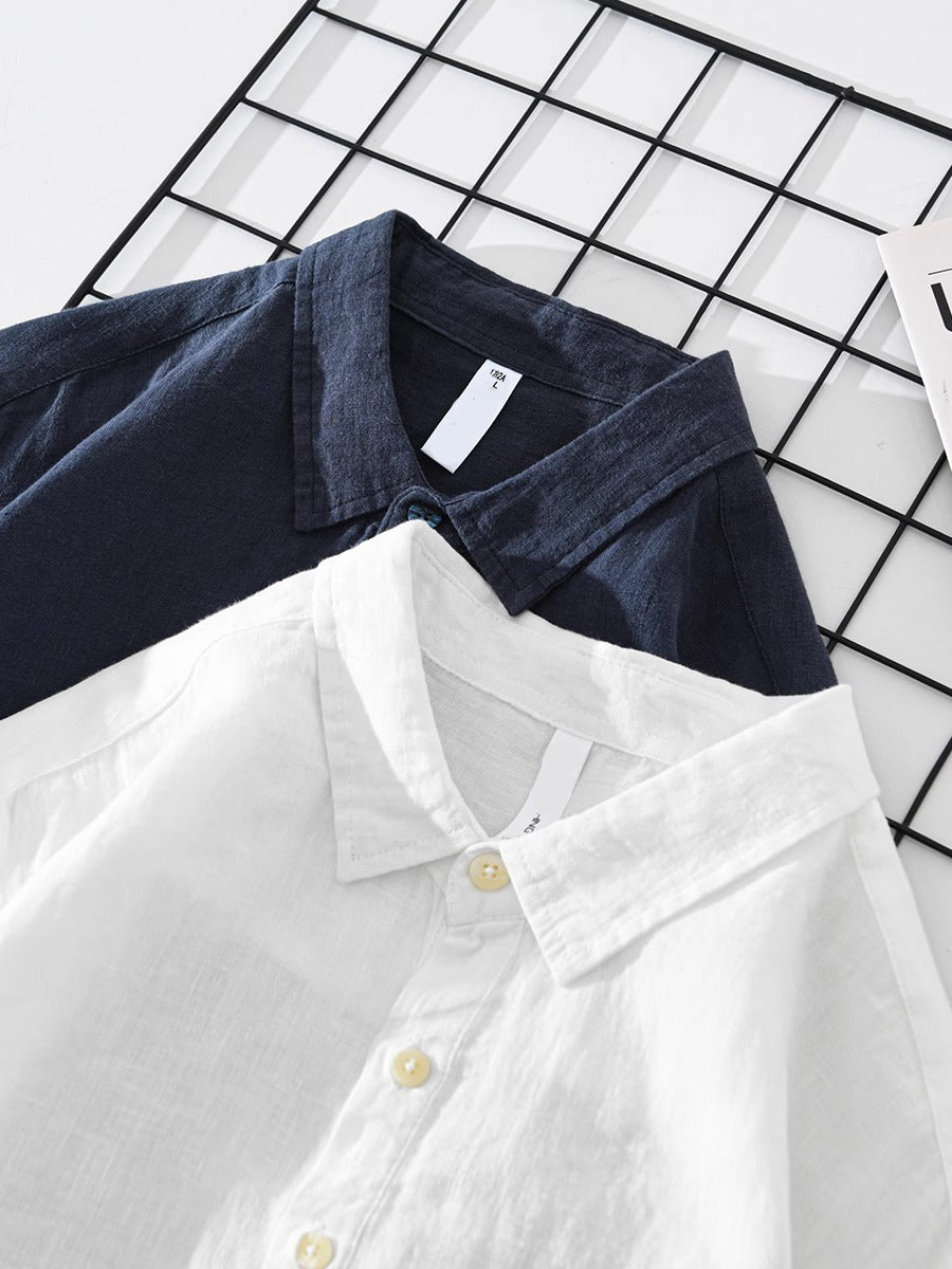 LOUIS | Chemise en coton-lin
