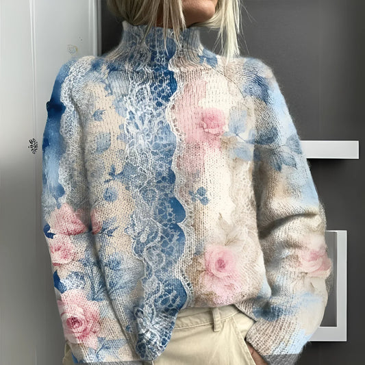 Lara | Pullover avec motif floral élégant