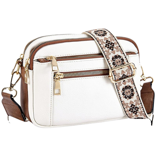 Camilla | Sac à bandoulière en cuir finement travaillé