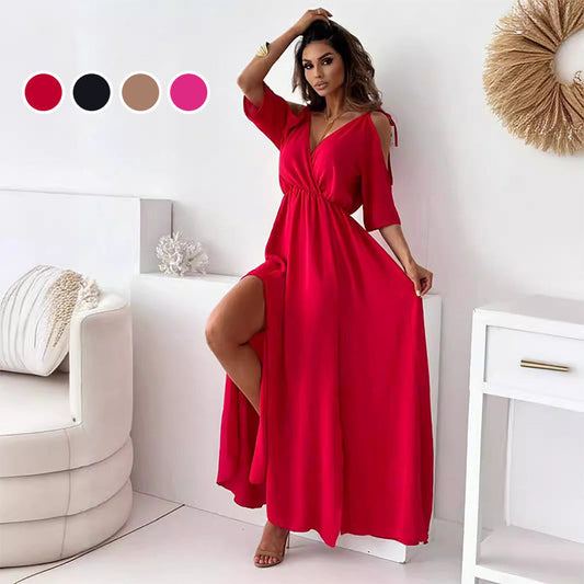 Sienna | Robe élégante avec fente latérale