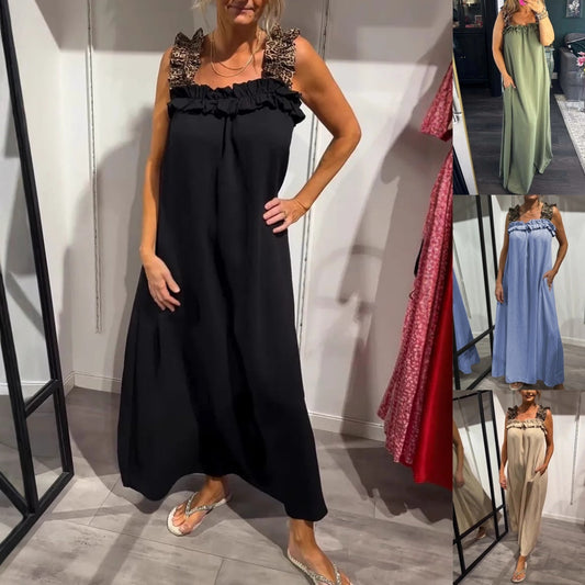 Tabea | Robe décontractée sans manches avec poches