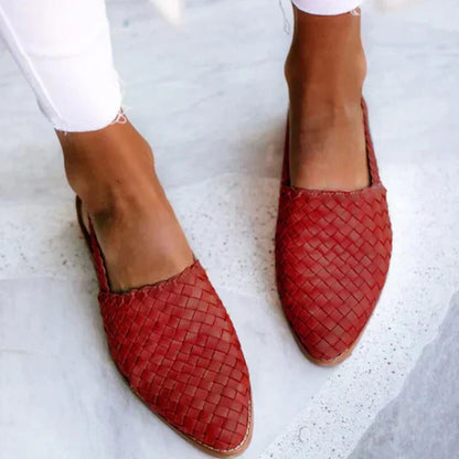 Lyn | Sandales plates artisanales faites main™