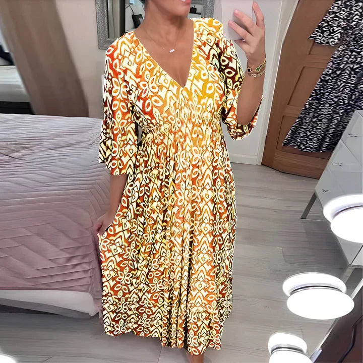 Frieda | robe légère sans manches d'été avec décolleté en V